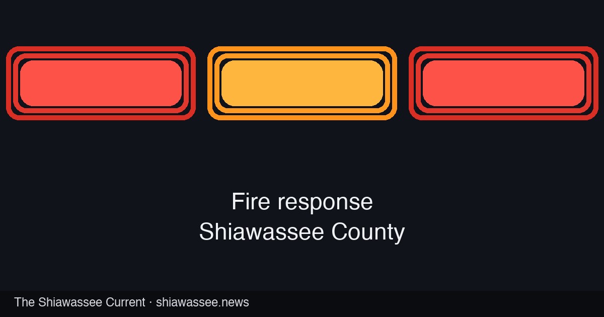 Fire response alert