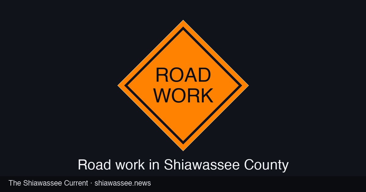 Road work alert