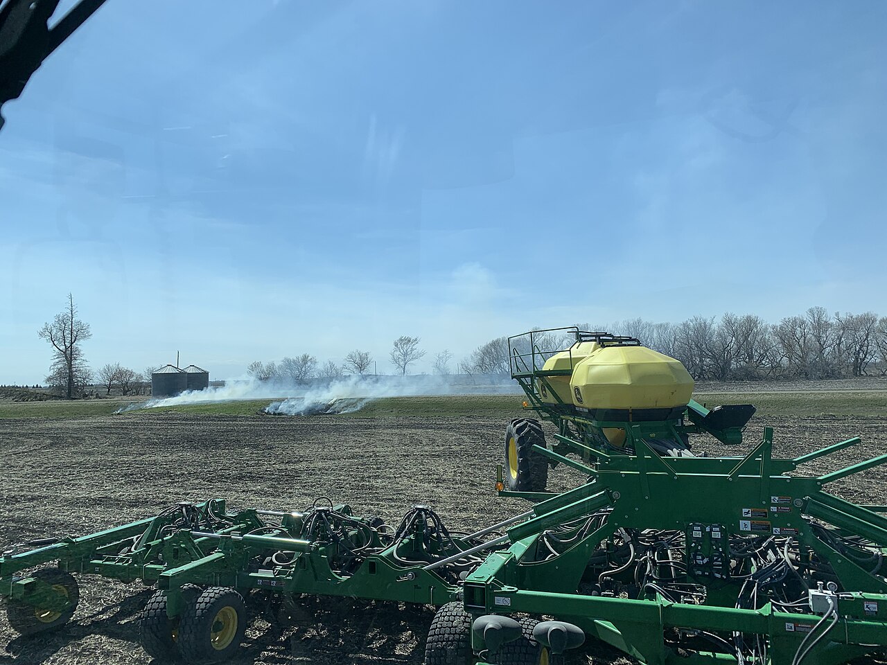 Planting beans in Chesaning,MI